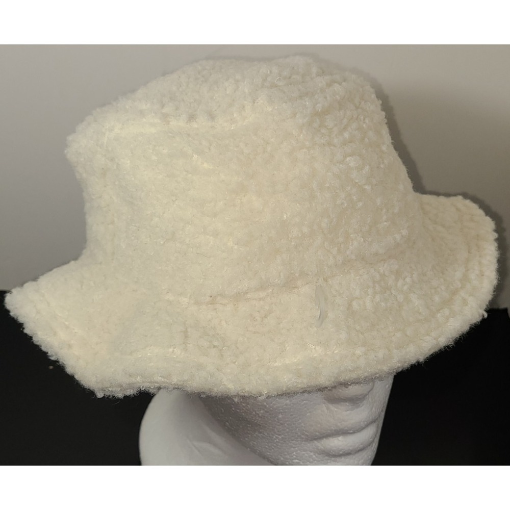 NWT J.Crew‎ Cream Sherpa Bucket Hat Tan XS/S (MSP $44) CREWCUTS